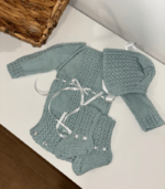 conjunto de punto hecho a mano