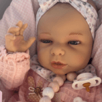 reborn martina rosa pintada a mano 45cm