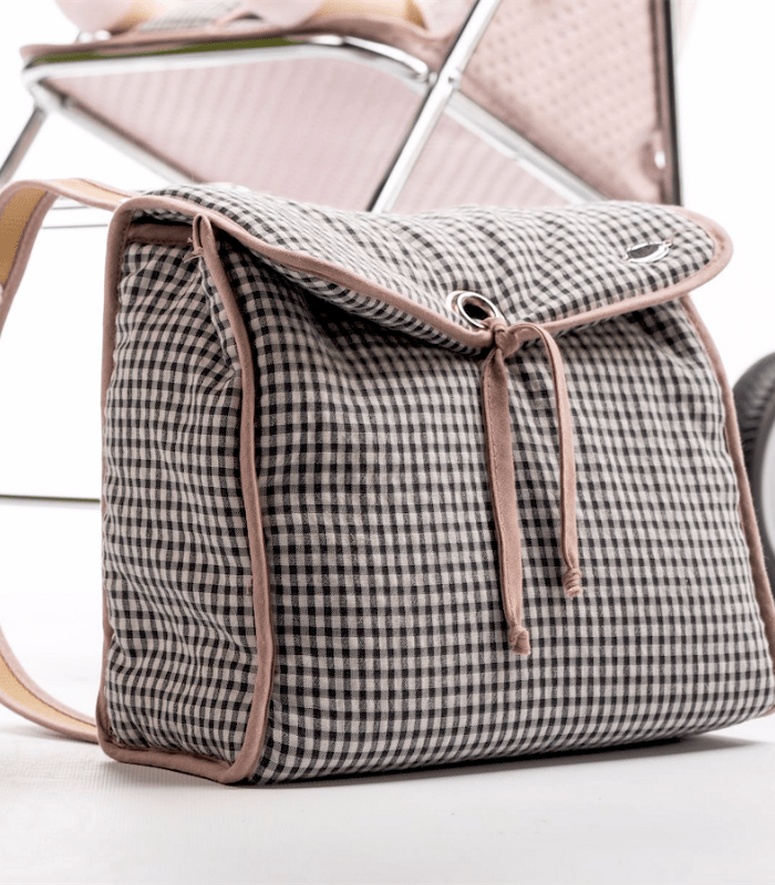 silla de munecas miniflash vichy bolso