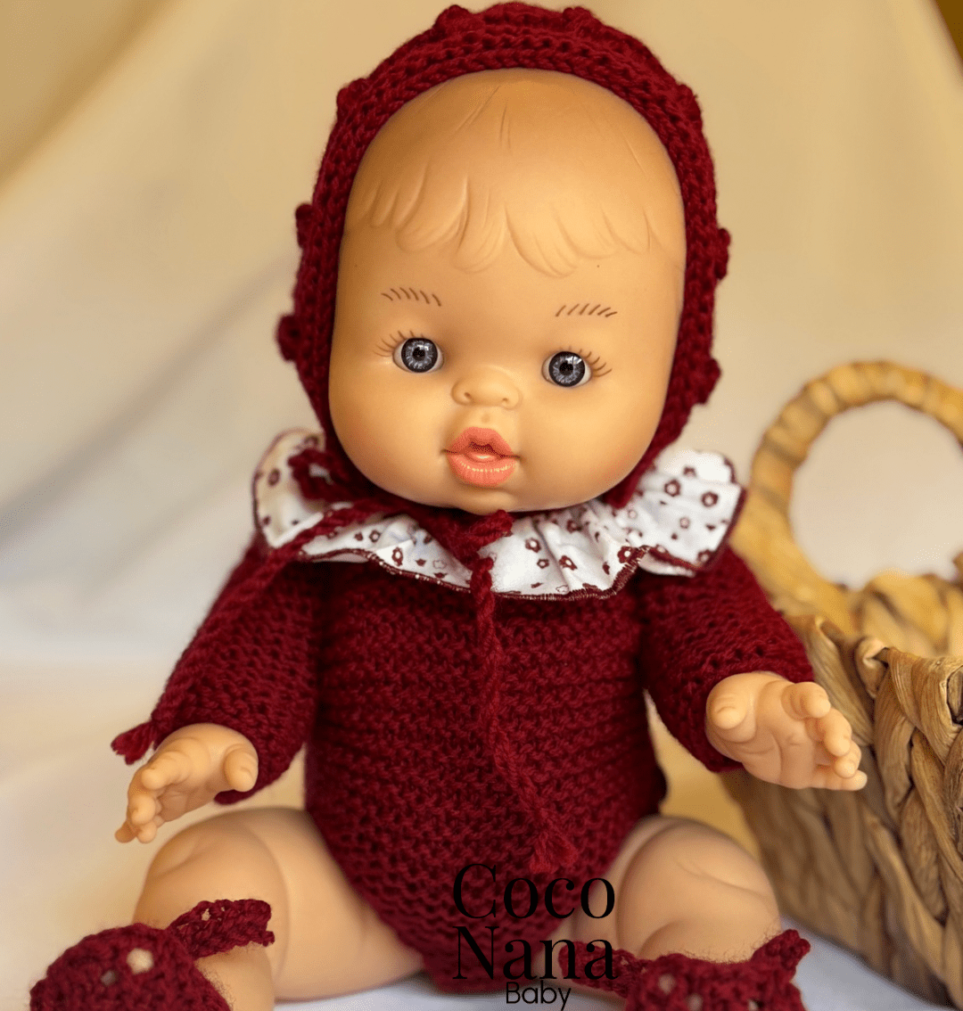 Muñeca Nanita Gordi vestido rojo